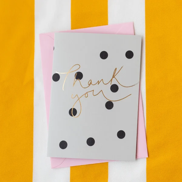 Thank You Polka Dot Card