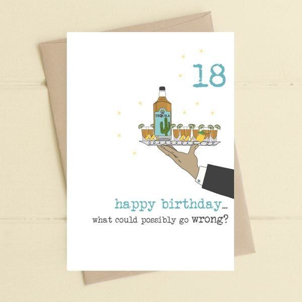 What Could Go Wrong 18th Birthday Card