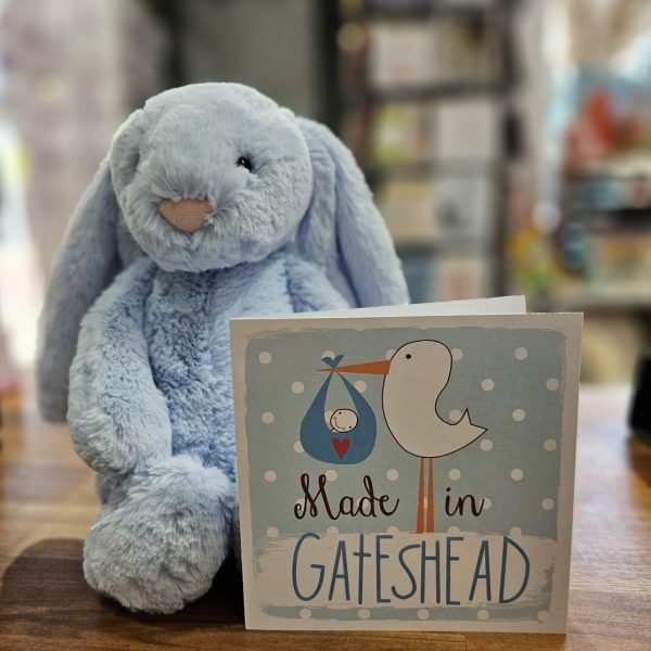 Made In Gateshead New Baby Boy Card