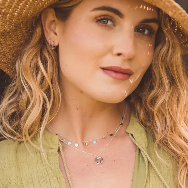 Sterling Silver Dotty Necklace