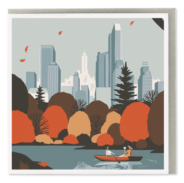New York in Autumn Card
