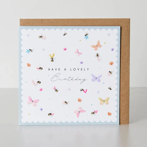 Butterflies Birthday Card