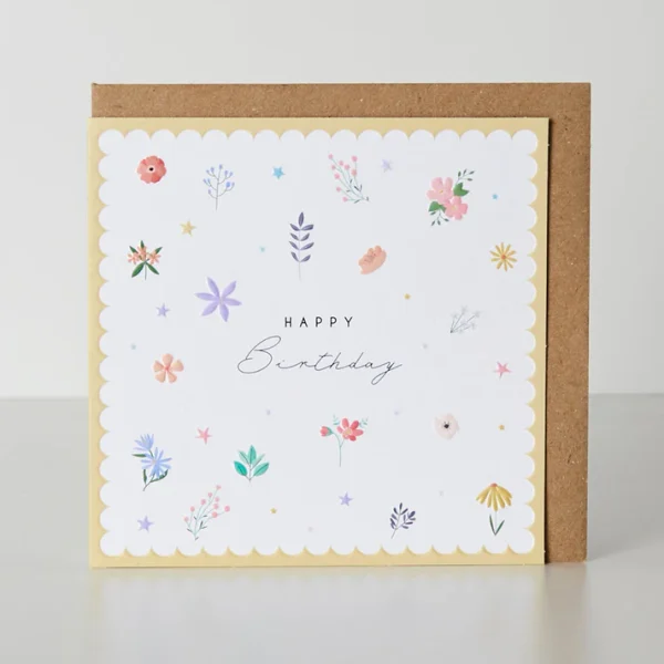 Floral Birthday Card