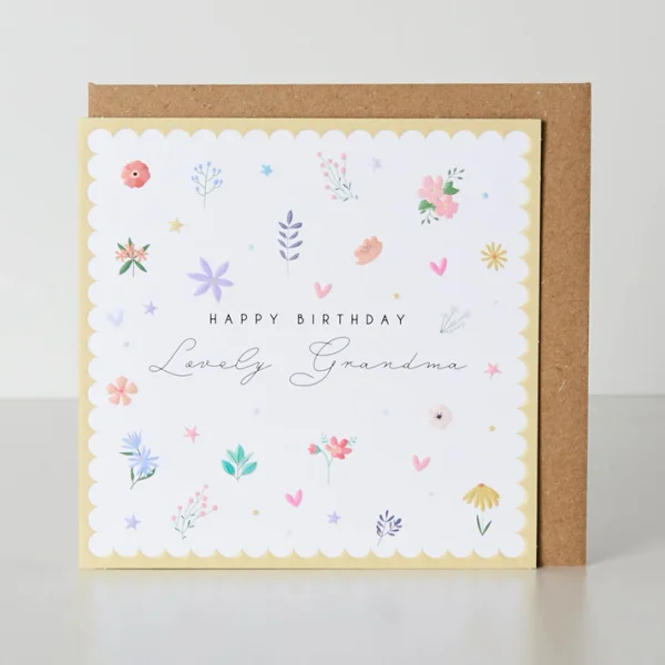 Lovely Grandma Birthday Card