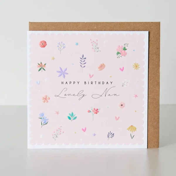 Lovely Nan Birthday Card