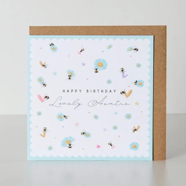 Lovely Auntie Birthday Card