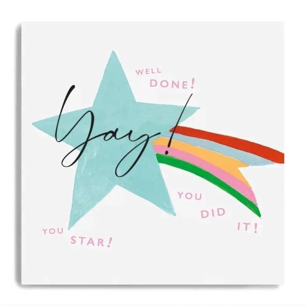 Well Done You're A Star Card