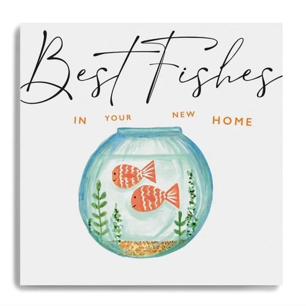Best Fishes In Your New Home Card