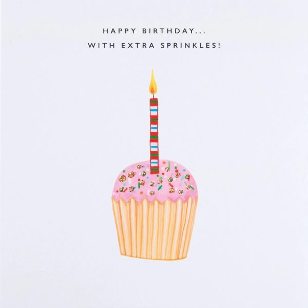 Happy Birthday With Extra Sprinkles Card