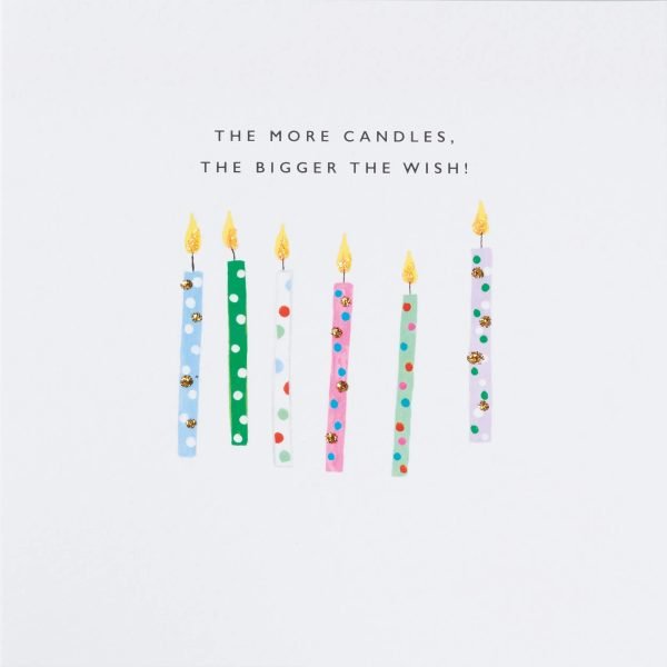 The More Candles The Bigger The Wish Card