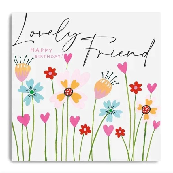 Lovely Friend Happy Birthday Card