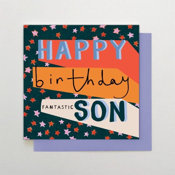 Happy Birthday Fantastic Son Card