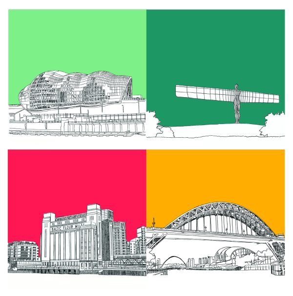 Newcastle Gateshead Card
