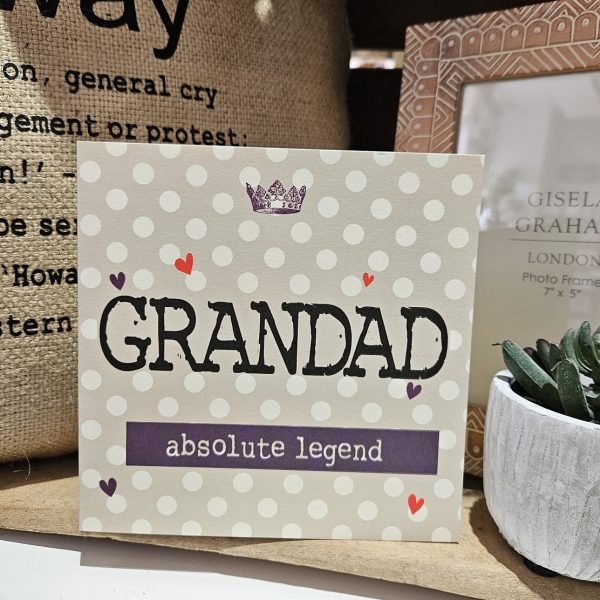 Grandad Absolute Legend Greetings Card