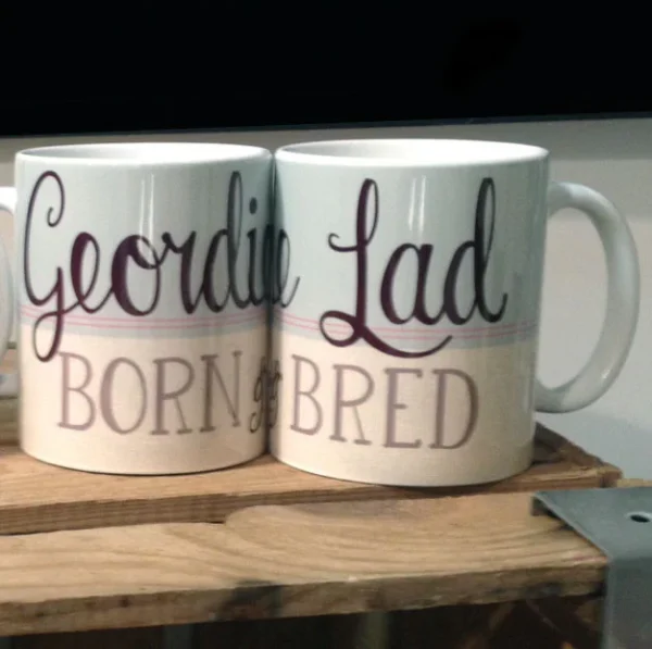 Geordie Lad Born And Bred Mug