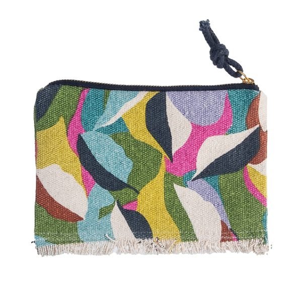 Multicoloured Abstract Cosmetic Bag