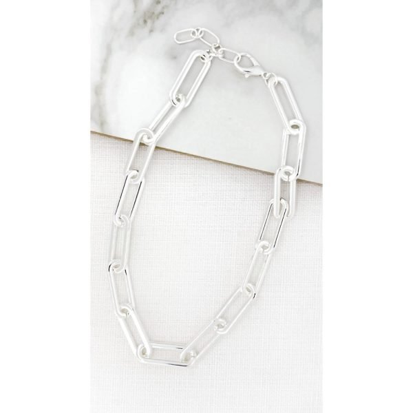 Short Large Link Necklace