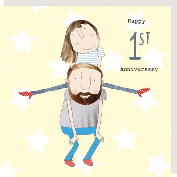 First Anniversary Card