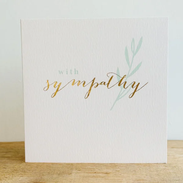 With Sympathy Card