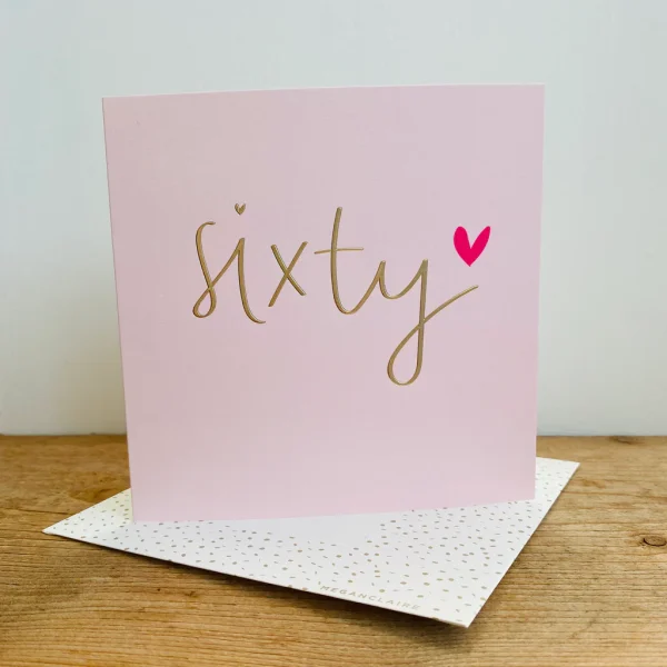 60th Birthday Card