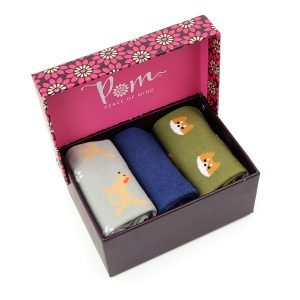 Dogs Themed Boxed Socks Trio