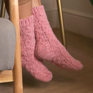 Chunky Cable Knit Socks