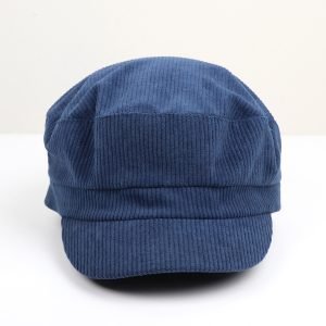 Alternative view of Navy Corduroy Baker Boy Hat