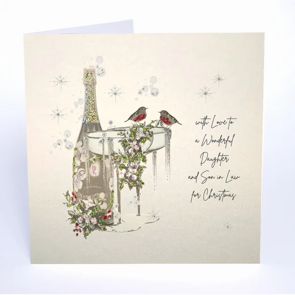 Wonderful Daughter and Son in Law Christmas Card
