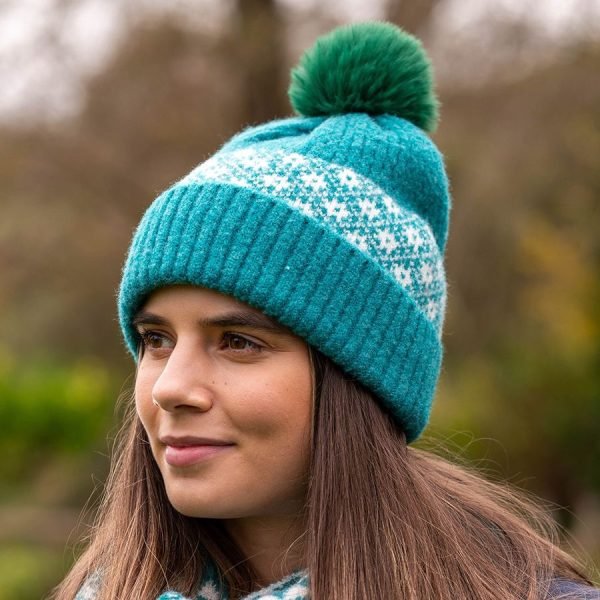 Scandi Winter Pompom Hat
