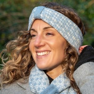 Alternative view of Scandi Floral Knot Headband