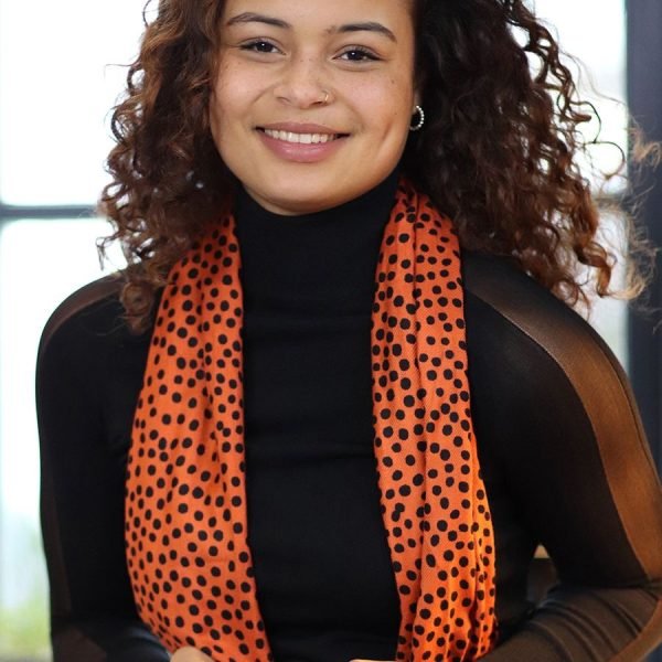 Sienna Polka Dot Bamboo Scarf