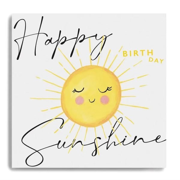Happy Birthday Sunshine Card