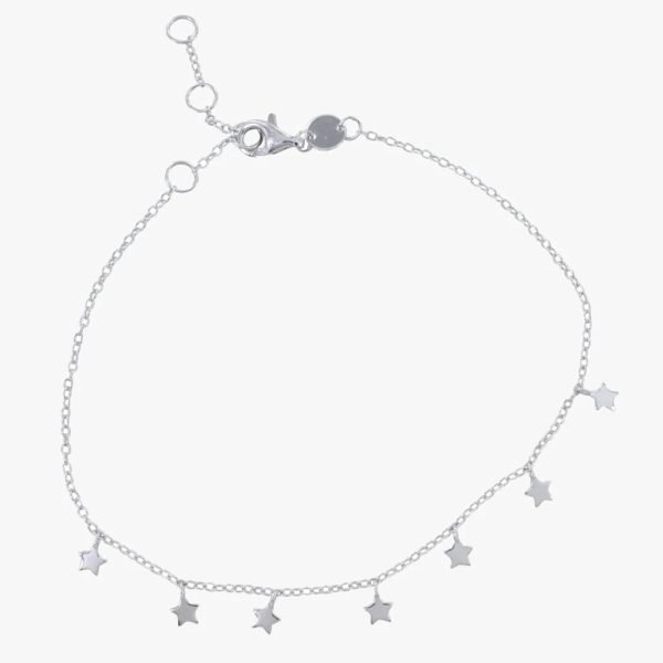 Starry Silver Charm Bracelet