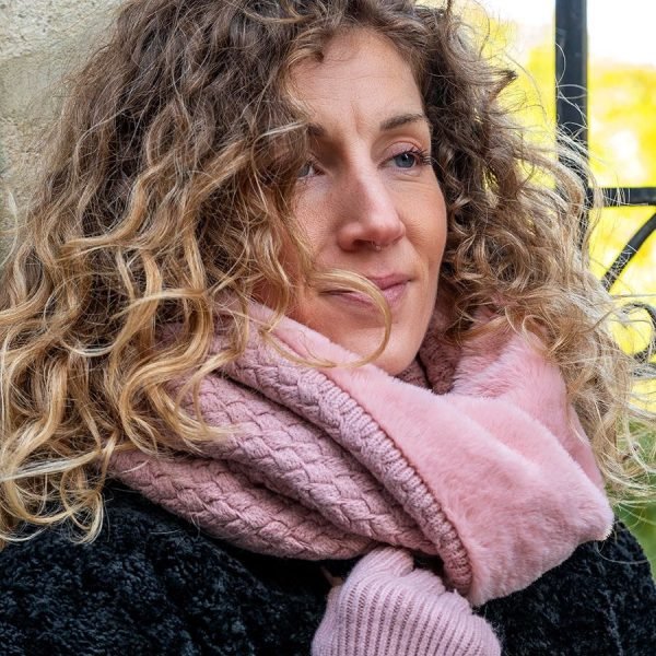 Faux Fur Reversible Snood