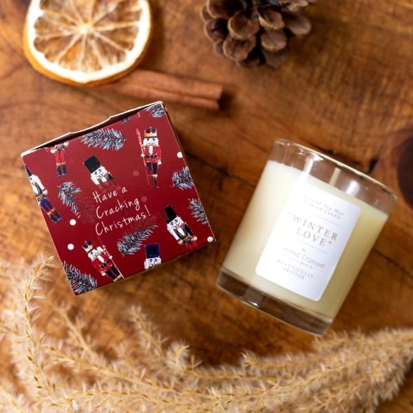 Christmas Nutcracker Boxed Votive Scented Candle