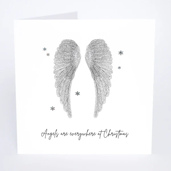 Angels Are Everywhere Christmas Card