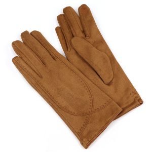 Faux Suede Formal Gloves
