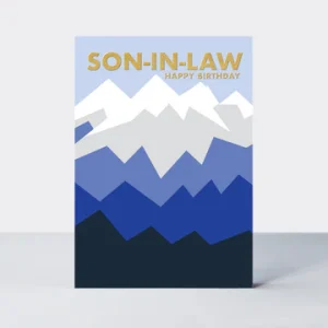 Son in Law Birthday Card