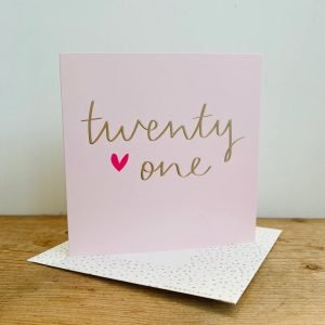 Twenty-One Card