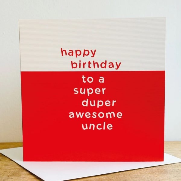 Awesome Uncle Card