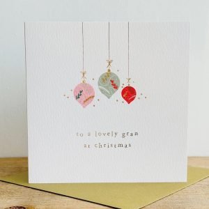 Lovely Gran Christmas Card