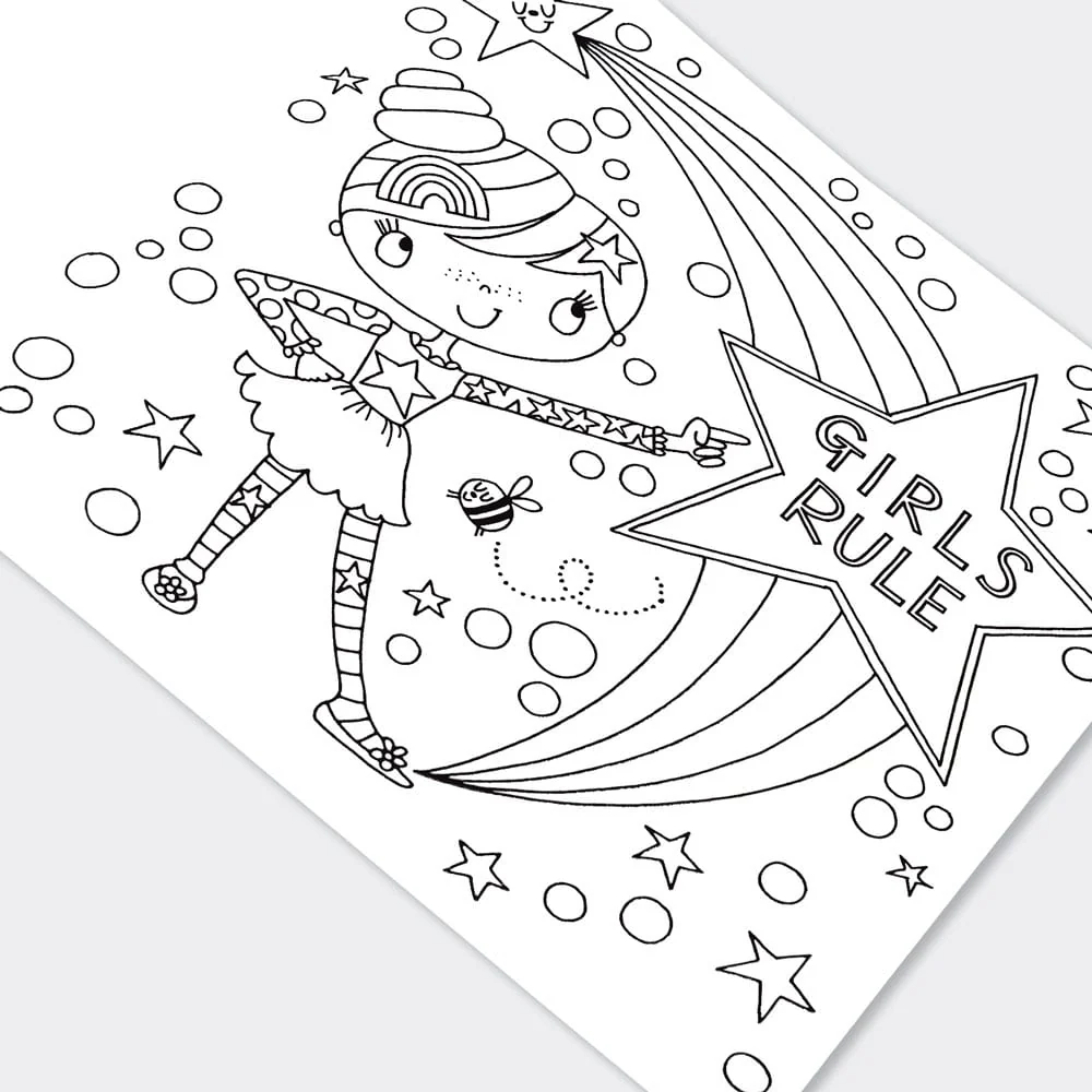 Girl Power Colouring Book - Image 2