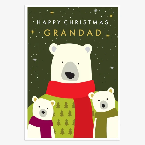Happy Christmas Grandad Card