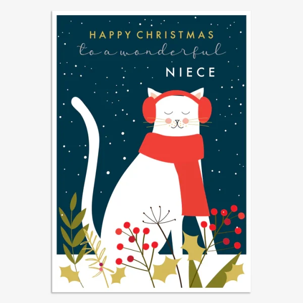 Wonderful Niece Christmas Card
