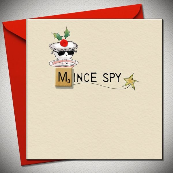 Mince Spy Christmas Card