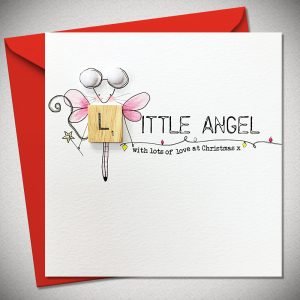 Little Angel With Love Christmas Card
