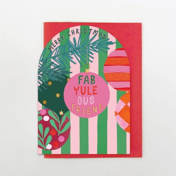 Fab Yule Ous Friend Christmas Card