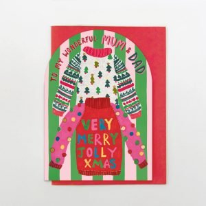 Wonderful Mum and Dad Christmas Card