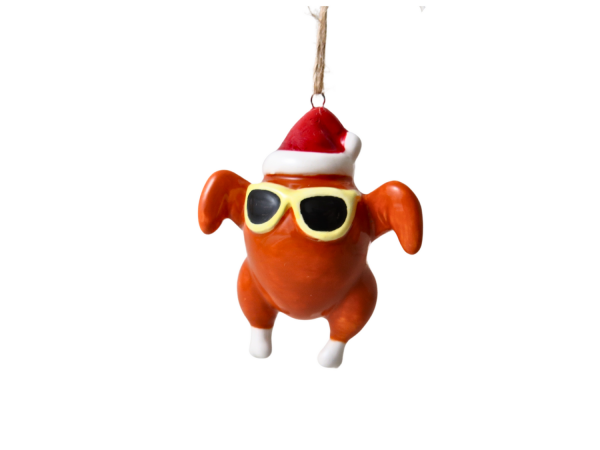 Cool Turkey Hanging Christmas Decoration