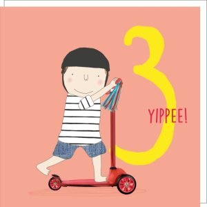 Yipee 3rd Birthday Card